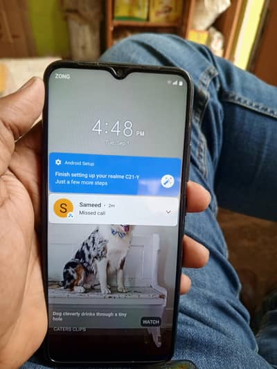 Realme C21Y with box