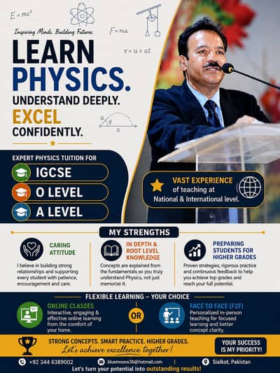 online Physics teaching