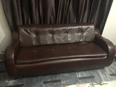 Leather Elegant 5 Seater Sofa Set