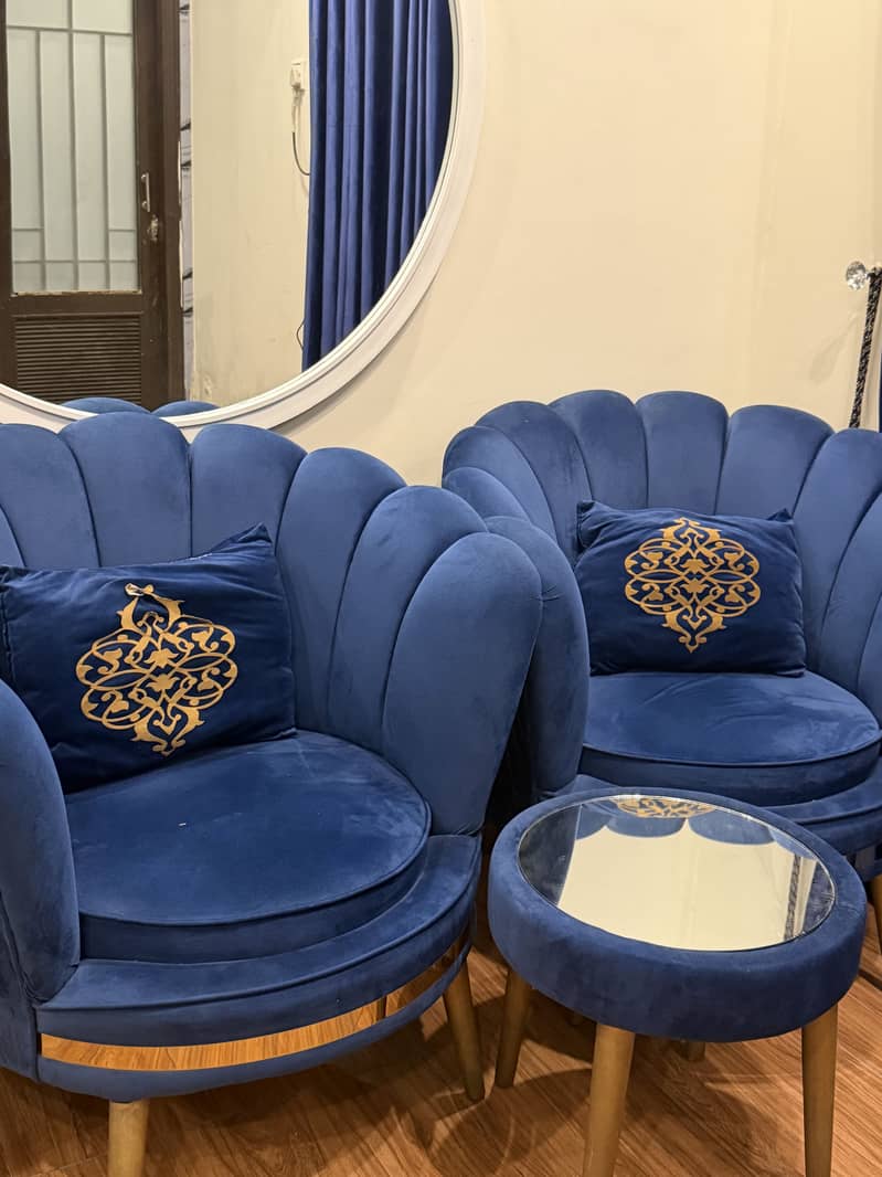 2 sofas with table 1