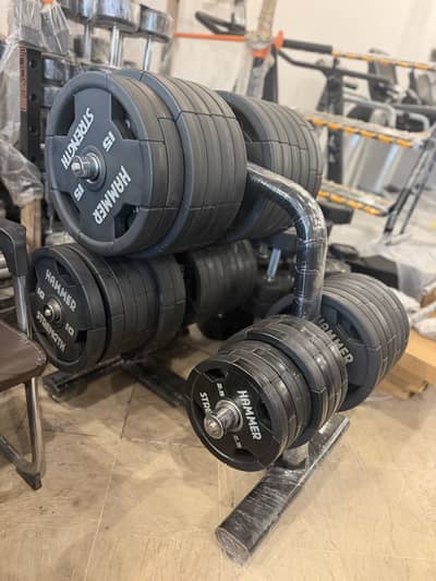 HAMMER STRENGHT DUMBLE & PLATES