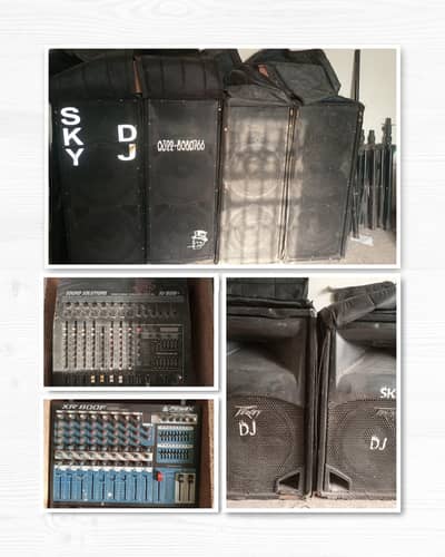 Complete DJ & Sound System Package For Sale (Mixers + SP4 pairs + SP2)