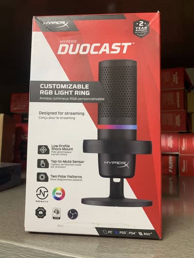 HyperX Duocast Microphone Brand new Box open best price
