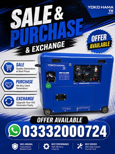 Yokohama Generator for sale