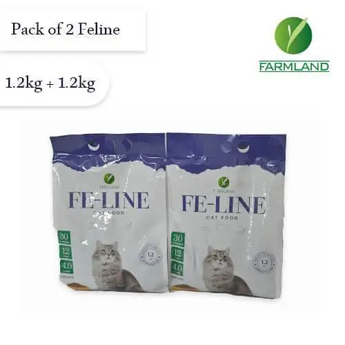 feline cat food chicken flavor 1.2kg pack of 2 — photo 3