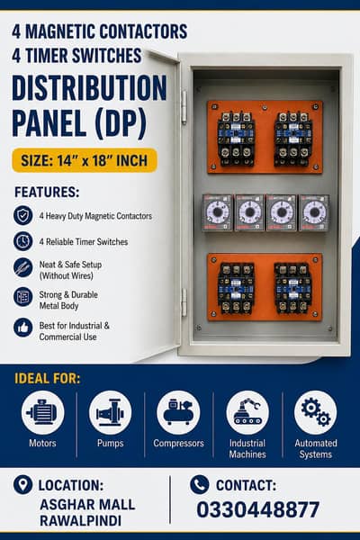  14×18 انچ Distribution Panel (DP) — For Sale 