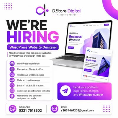 Needed a Wordpress Website Designer