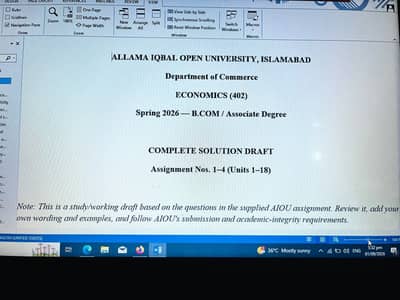Assignment Writing Available in English or Urdu