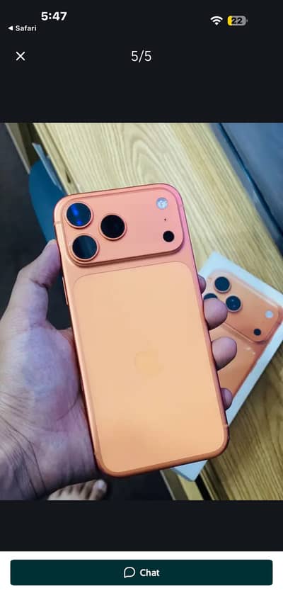 iPhone 17 Pro Max jv | 256GB | Orange Color | Box