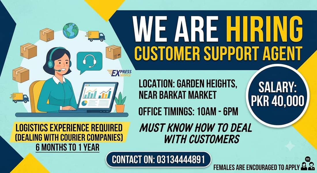 customer support experienced required 0