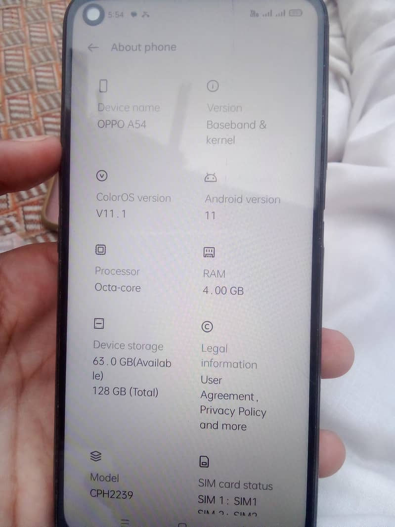 OPPO A54 3