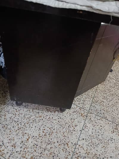 Wooden Ironing Table / Stree Stand with Storage Cabinet