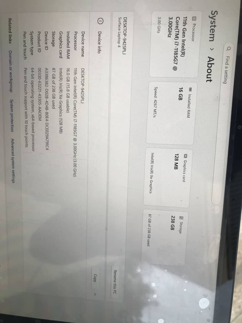 Surface 4 laptop 5