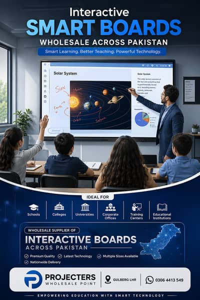 Interactive Boards Touch Smart Board, Complete Smart Classroom Setup