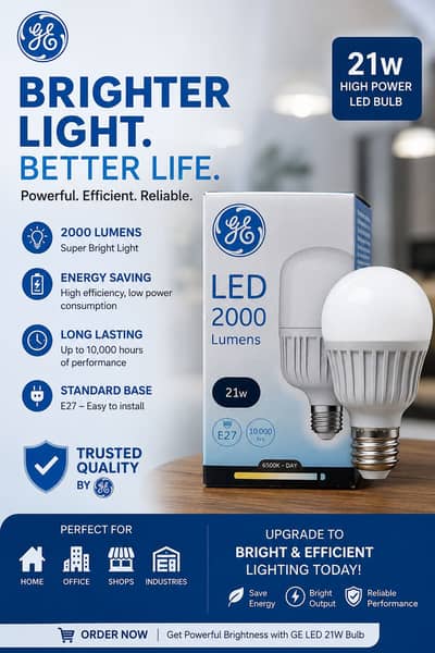 GE Original LED Bulb 21W | 2000 Lumens | E27 | wholesale