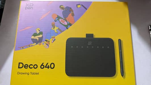 XP-Pen Deco 640 Drawing Tablet – Brand New, 10/10 – 9500 PKR