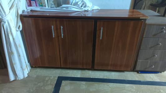 3 Door Wooden Cabinet
