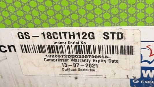 Brand new air conditioner boxed packed