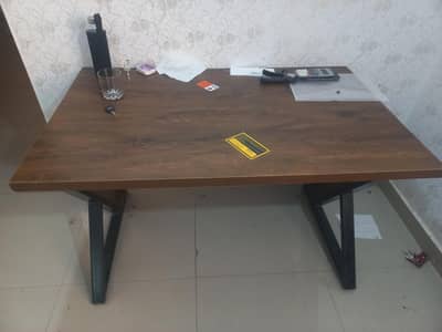 wooden table in good condition