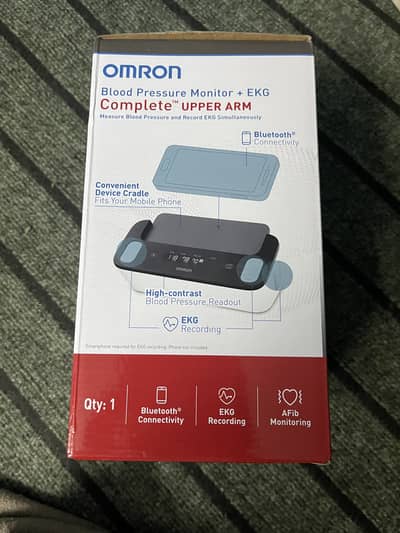Omron blood pressure monitor