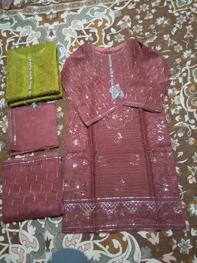 Stiched Ladies/woman's 3 piece Fancy Suit, Standard size
