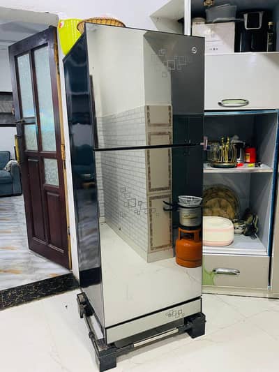 dawlance glass door fridge