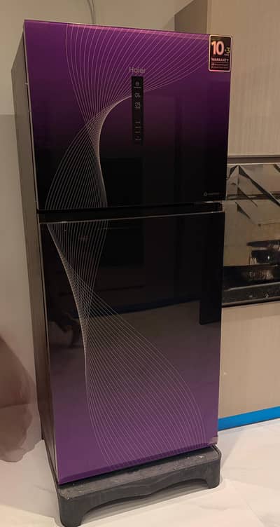 Haier Digital Inverter Glass Door refrigerator - excellent condition!