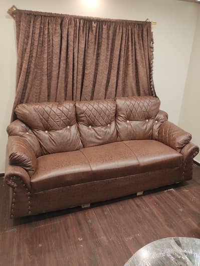 Sofa set with center table