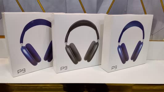 P9 HeadPhones | Black And Blue Color