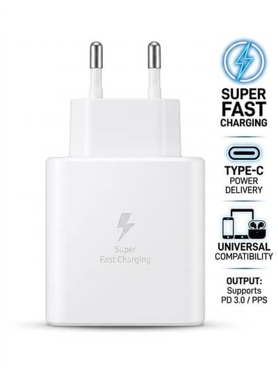 Official Samsung Fast Charger 45W Output (PD 3.0 / PPS Support)