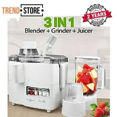 National Juicer Machine 3in1, Juicer-Blender-Grinder-Juicer Machine