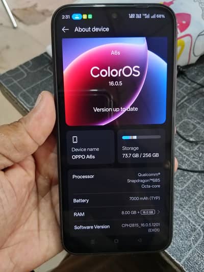 OPPO A6s