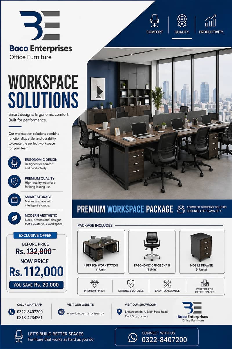 cluster | study table | computer table | work station | office table 0