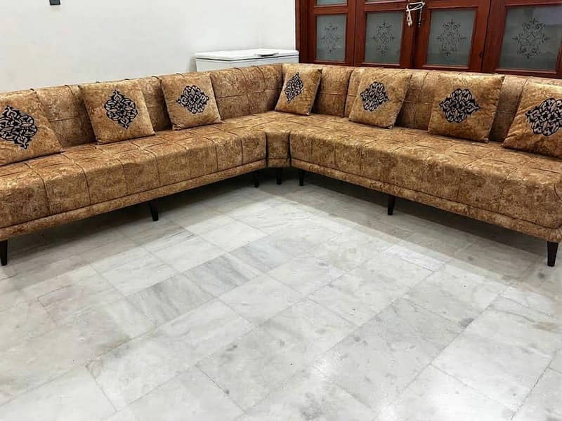 L shape Sofa 1