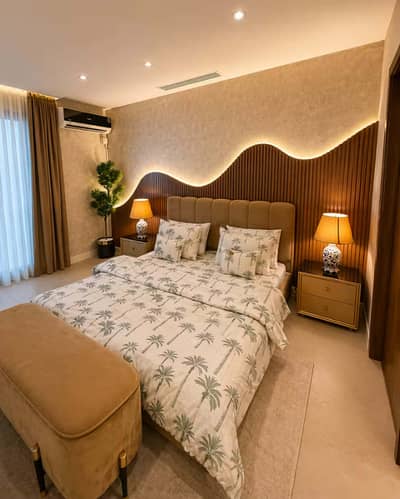 Luxury Night Stay Apartment in Bahria Town Lahore | Furnished 1 Bedroom VIP Flat for Short Stay | Per Day Apartment | Short Stay Room