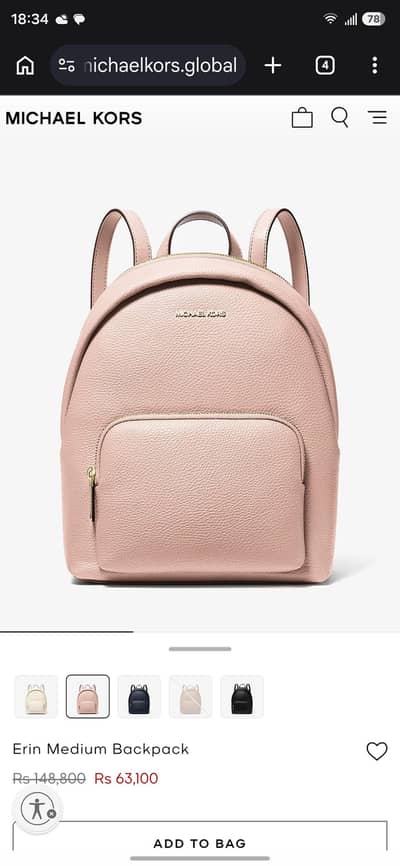 MICHAEL KORS BACKPACK 0302"76"72"810