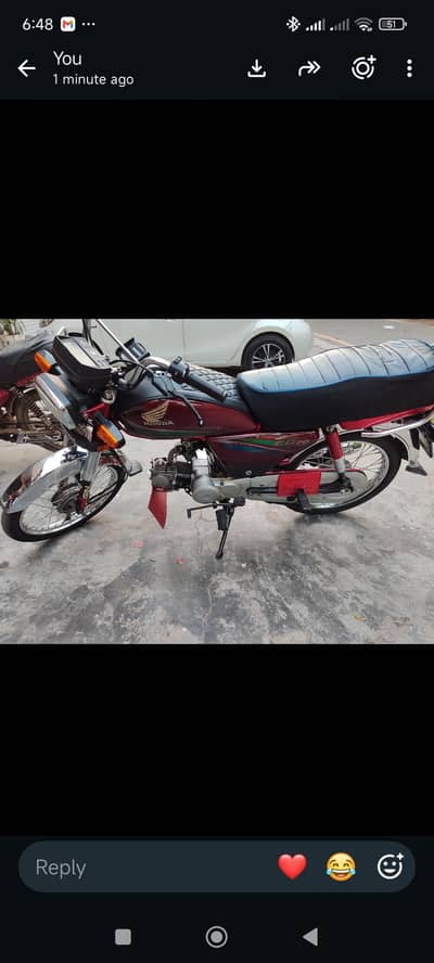 CD70 2015 model for sale