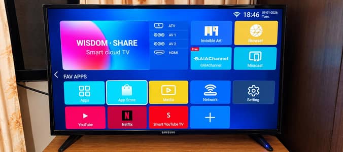 samsung smart led TV available. 32inch