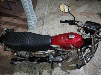CG 150 self start red color