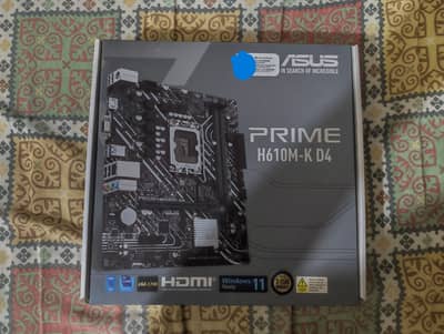 i5 12400F + Asus H610M-K D4 Motherboard + 16GB DDR4 3200MHz RAM Combo