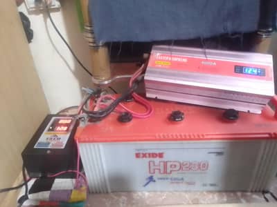 Heavy duty system Exide 160AH Bettey working