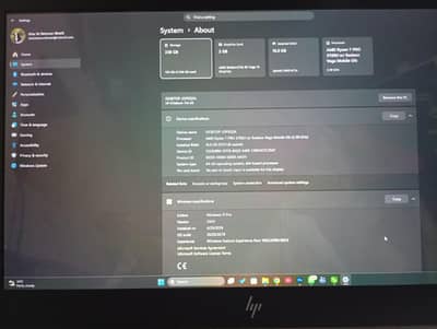 hp elitebook 745G AMD  Ryzen 7 pro, 3700 w