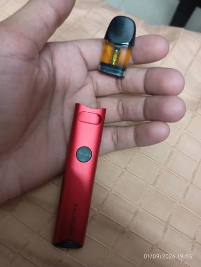 uwell caliburn a3 pod clean new coil installed