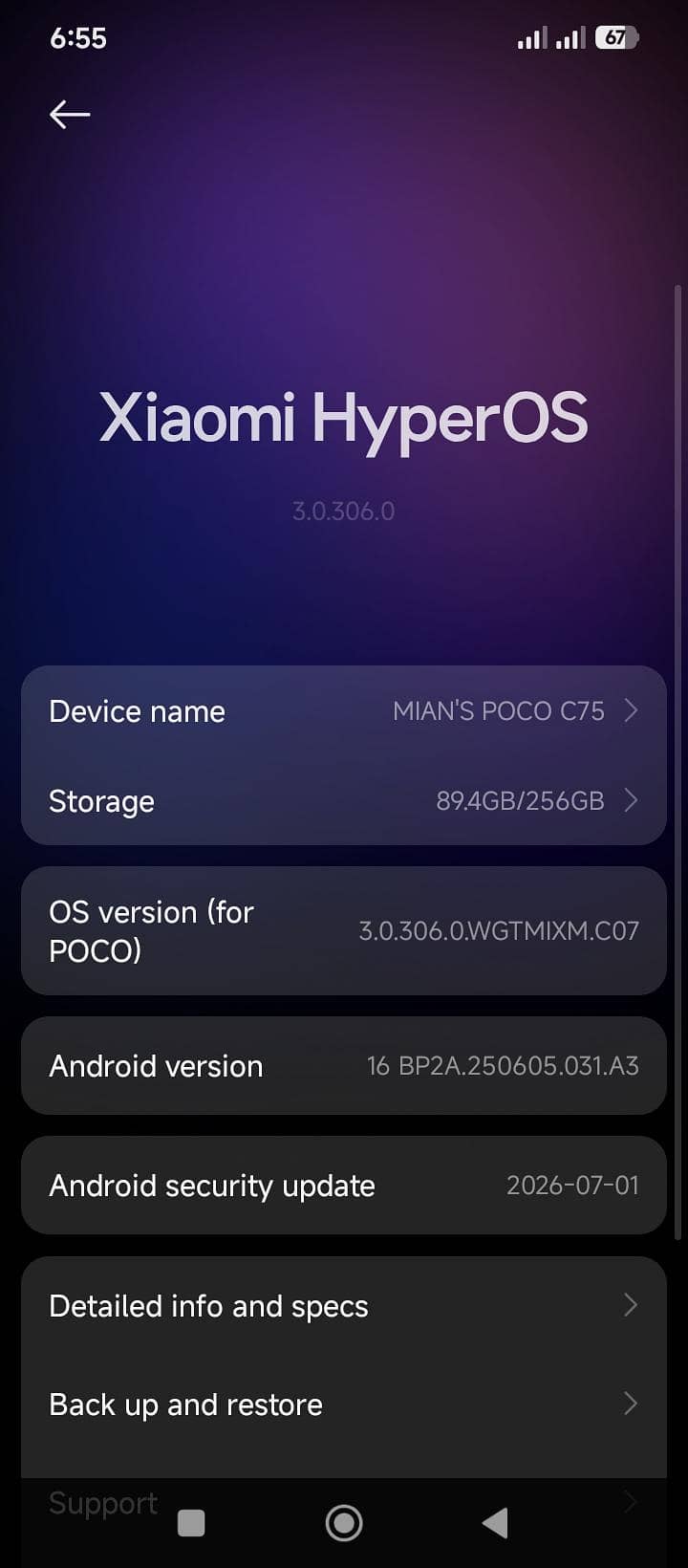 Xiaomi POCO C75 10/10 ex offer 3