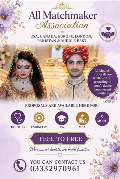 Marriage Bureau , Online Rishta Services , Abroad Proposals