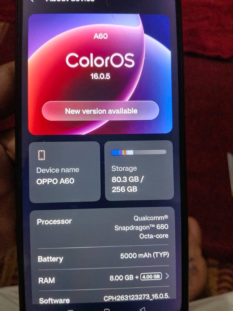 OPPO a60 5