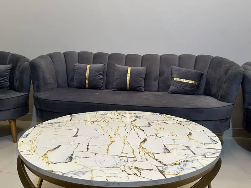 Sofa Set (5 seater + table) 1