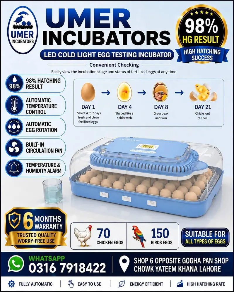 Automatic Egg Incubator | Egg Hatching Machine | Incubator | Brooder — photo 3