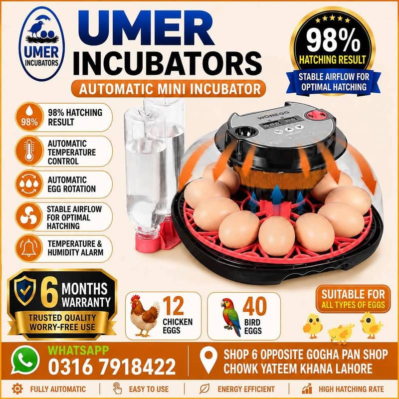 Automatic Egg Incubator | Egg Hatching Machine | Incubator | Brooder 11