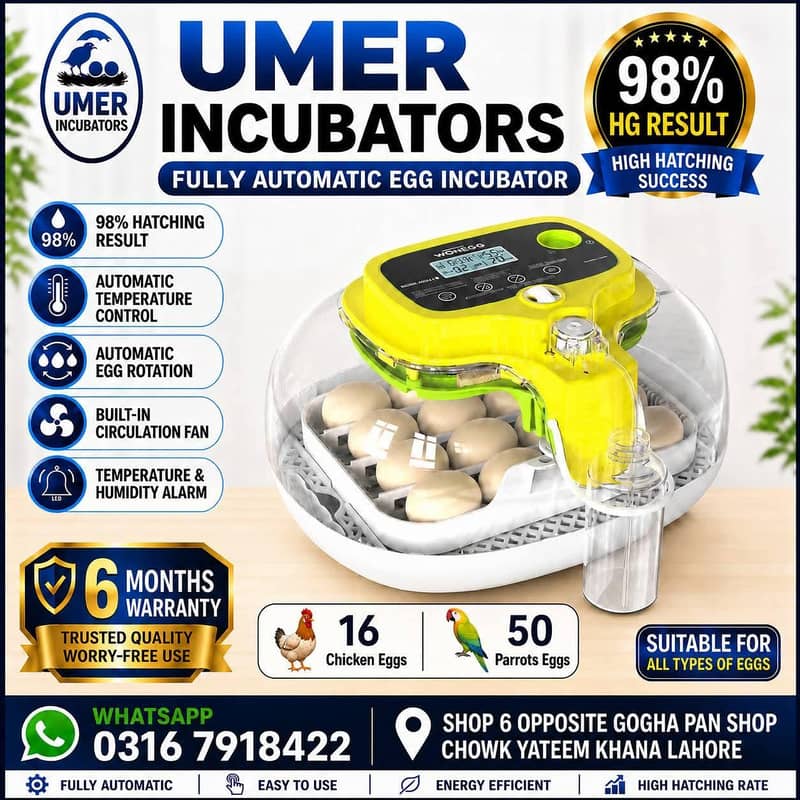 Automatic Egg Incubator | Egg Hatching Machine | Incubator | Brooder 13